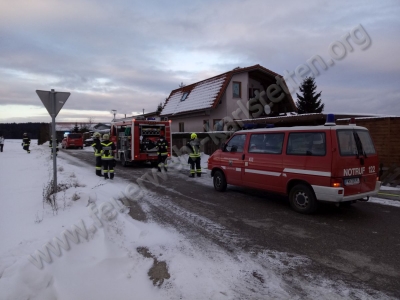 Kaminbrand in Weyersdorf - Unterstützung mittels WBK