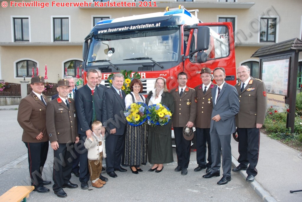 Fahrzeugsegnung des neuen Tanklöschfahrzeugs