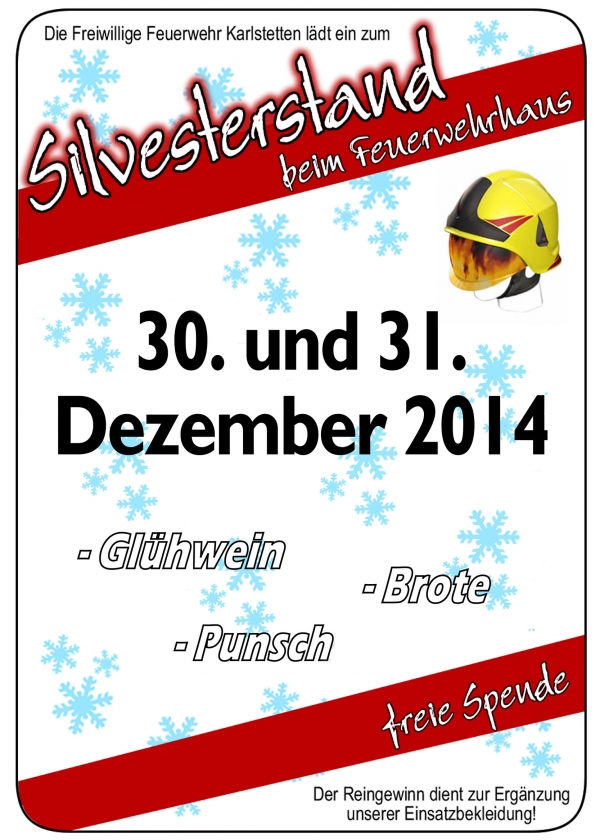 Silvesterstand der FF Karlstetten