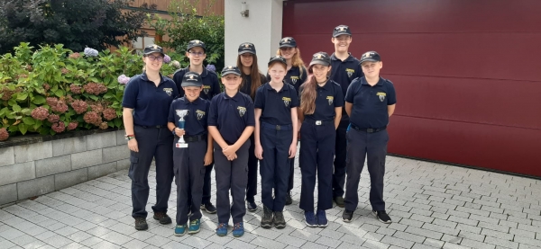 Feuerwehrjugend beim Abschnittslager in Hafnerbach