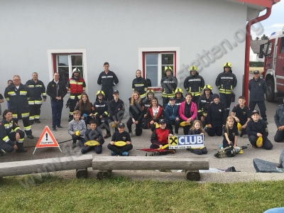 Technische Übung für Feuerwehrjugend