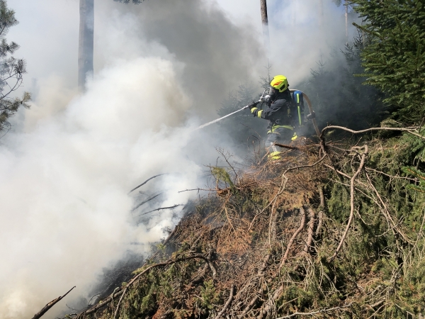 Einsatz-Serie hält an: Waldbrand in Enikelberg