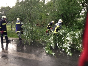 Mehrere Unwettereinsätze nach Gewitter