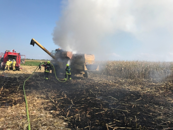 Mähdrescherbrand