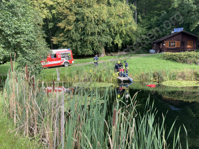 Große Waldbrandübung in Hafnerbach