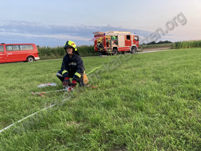 Waldbrand Übung