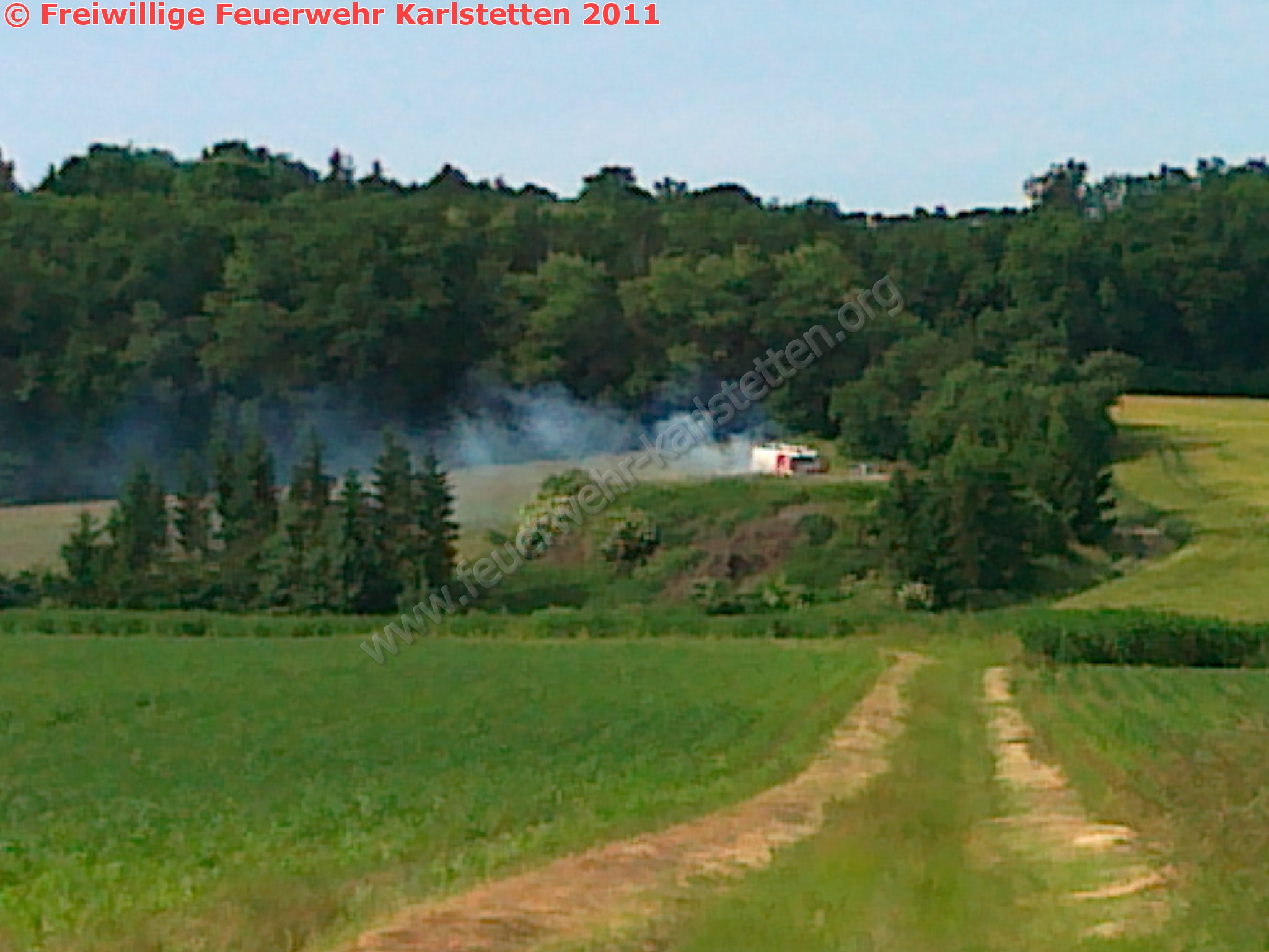 Flur bzw. Waldbrand zw. Watzelsdorf und Neidling