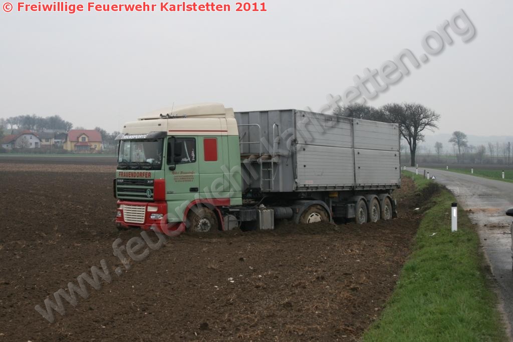 LKW Bergung auf der L5063