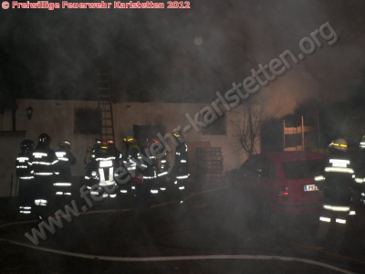 Scheunenbrand (B3) in Besenbuch