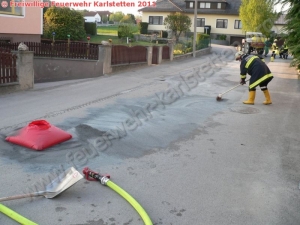 Feuerwehr verhindert größeren Umweltschaden