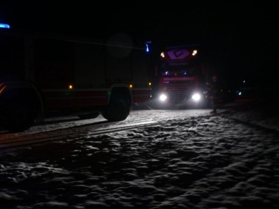 LKW-Bergung Richtung Winzing